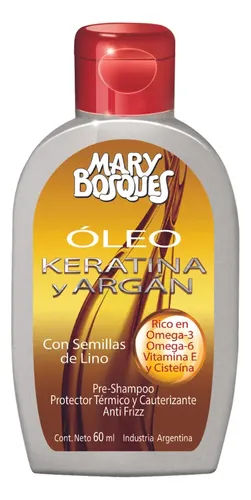 Oleo Kera Y Argan Pre Shampoo Antifrizz Caja 6u Mary Bosques