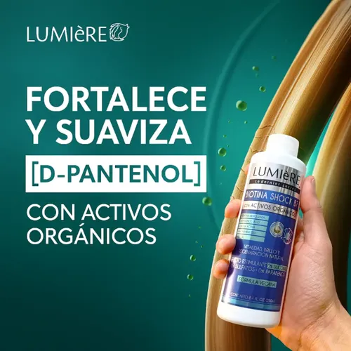 X5 Biotina + Keratina Sin Formol +shampoo + Serum +protector