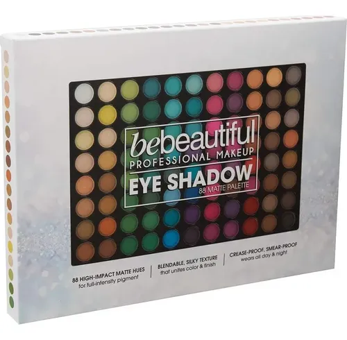 Paleta De Sombras 88 Colores Bebeautiful Mate Profesional Multicolor