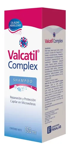 Shampoo Valcatil Complex Repara Pelo Dañado Y Protege 150ml