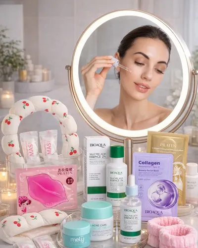 Kit Skincare Premium Rutina Cuidado Piel Grasa Anti Acne