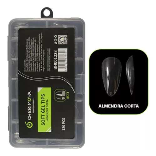 120 Tips Para Soft Gel Varios Modelos Prelimados Cherimoya