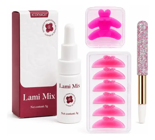 Kit Accesorios Lifting Coreano De Pestañas Con Espesante