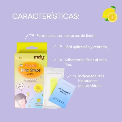 Bandas Depiladoras Facial Bozo Cejas Rostro X6 Dobles