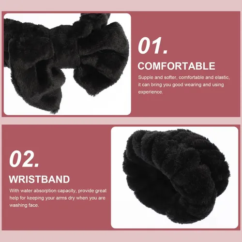 3 Pcs Paños Faciales Para Lavarse La Cara Diadema Diadema