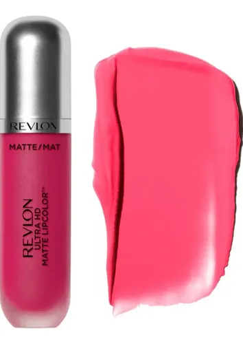 Labial Revlon Matte Lipcolor Ultra HD color temptation