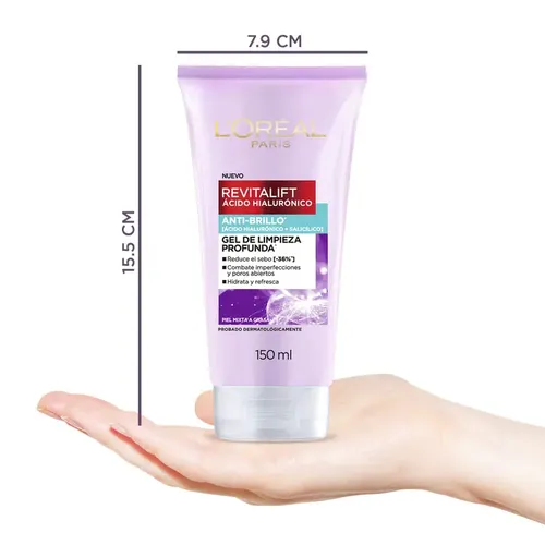 Gel De Limpieza Anti Brillo L Oréal Paris Revitalift X 150ml