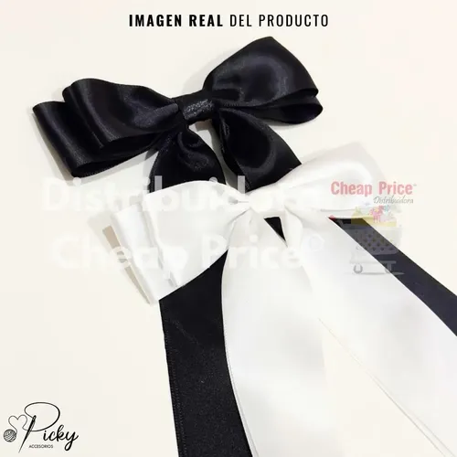 Aros De Satén Con Lazo Grande Para Cabello, Estilo Elegante