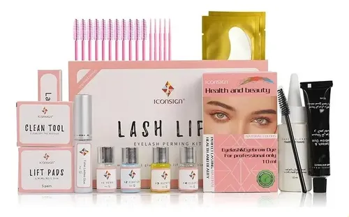 1. Kit Mejorado De Estiramiento De Pestañas Y Tinte Para