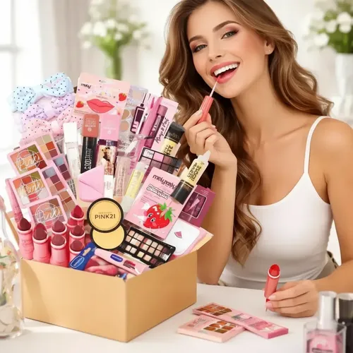 Set Maquillaje X 15 Productos Surtido X Mayor Combo Kit Box