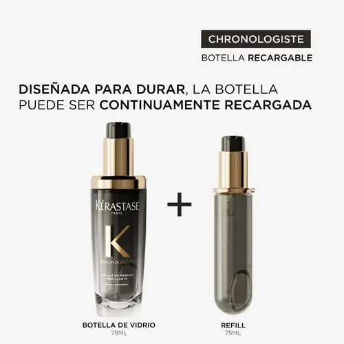 Óleo Kérastase Chronologiste L’Huile de Parfum Recargable, 75 ml