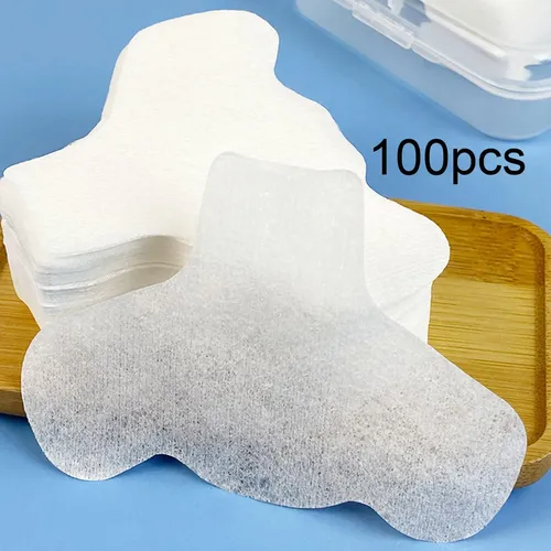 100 Almohadillas De Algodón Desechables Para Nariz,
