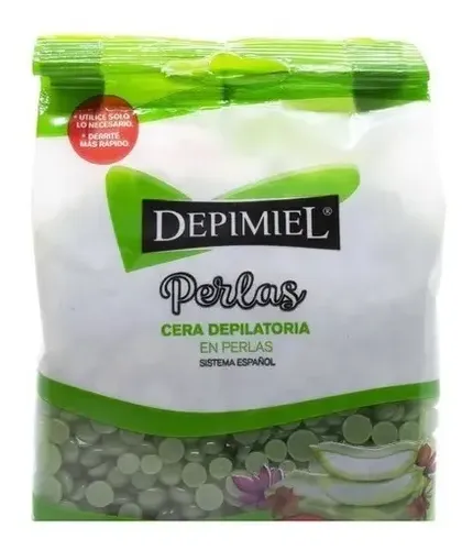Depimiel Cera Depilatoria Perlas Vegetal Aloe Vera X 200gr