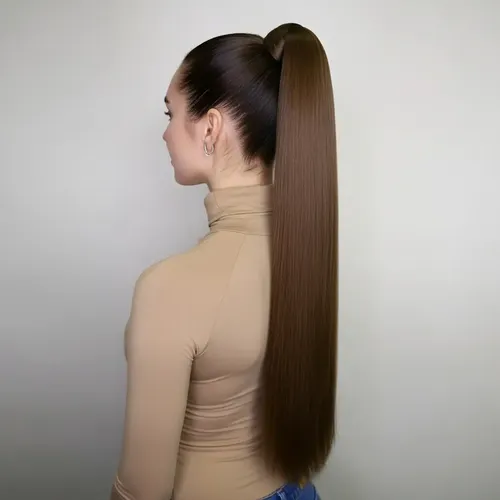 Extensiones Cola De Caballo Postizo. 70 Cm De Largo. Volumen