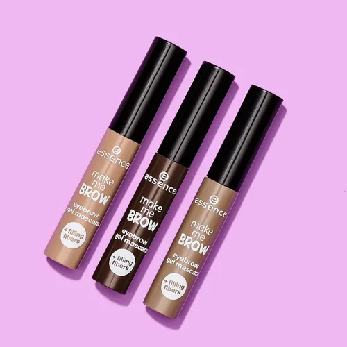 Gel De Cejas Essence Make Me Brow Pack De 3 Con Fibras Y