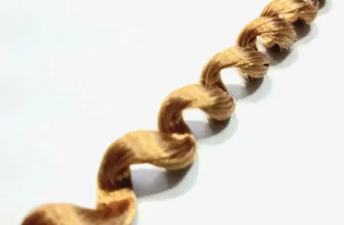 Extension Mechas Para Cabello Rubio Ensortijado