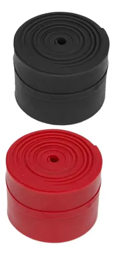Bandas De Hilo Muscular Fitness Band 2 Rollos Negro.
