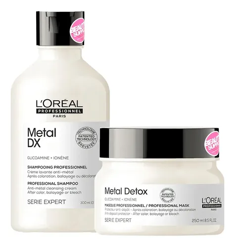 L´Oréal metal detox serie expert shampoo 300ml mascara 250ml