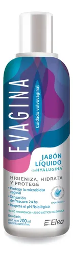 Jabón Líquido Evagina Con Hyalugina X 200 Ml