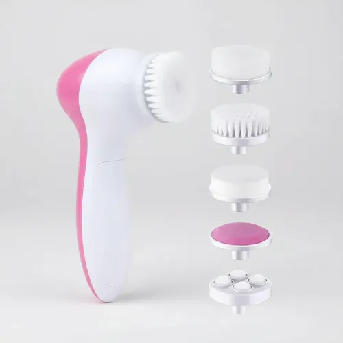 Cepillo Limpiador Facial Masajeador Exfoliante 5 En 1