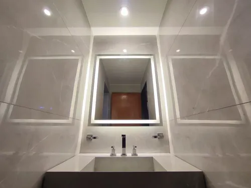 Espejo Baño Vertical 60×80 Luz Led Calidad Premium Sin Touch