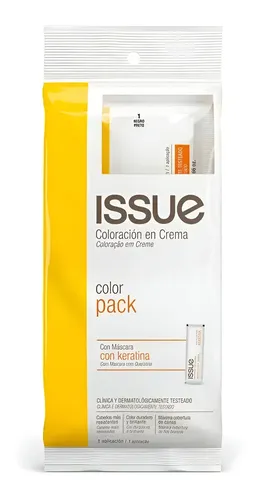 Tintura En Crema Issue Color Pack Keratina Tono 1 Negro