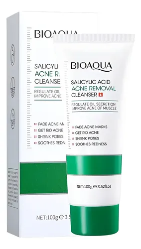 Limpiador Facial Ácido Salicilico 100ml Antiacne Oil Bioaqua