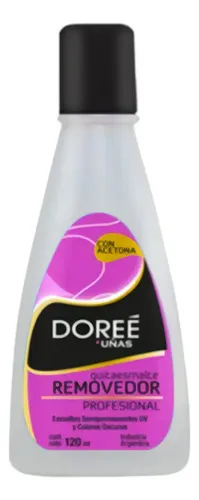 Quitaesmalte Profesional Doreé Acetona Pack 6 Unidades 120 ml