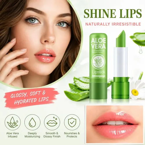 Labial Aloe Vera Cambia Color Humectante 3,5 G