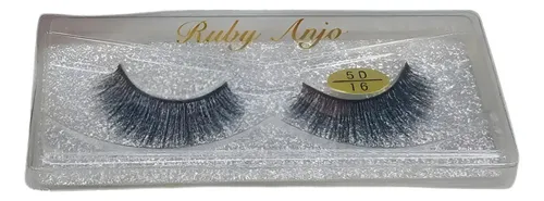 Extensiones de pestañas Ruby Anjo 004 color negro con curvatura de tipo MOD 16 x unidad x 2 unidades