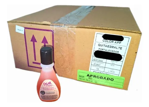Quitaesmalte Suave Adultos Y Niños 50ml Caja X 78 Unidades