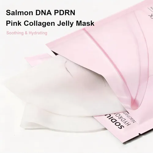 Mascarilla Facial Pdrn Salmón Colágeno Gel Hidratante 4p