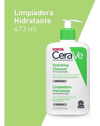 Cerave Limpiador Facial Hidratante Para Piel Normal A Seca