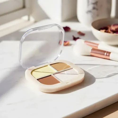 Paleta Iluminador + Contorno En Polvo Pink 21 Highlighter Tono Del Maquillaje 01