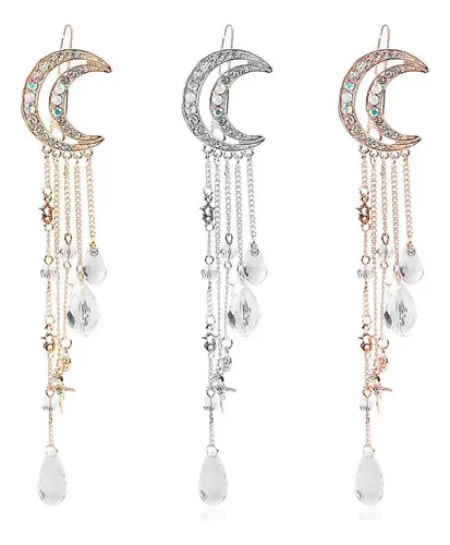 Jj Diadema For El Pelo For Mujer, 3 Cadenas De Diamantes De