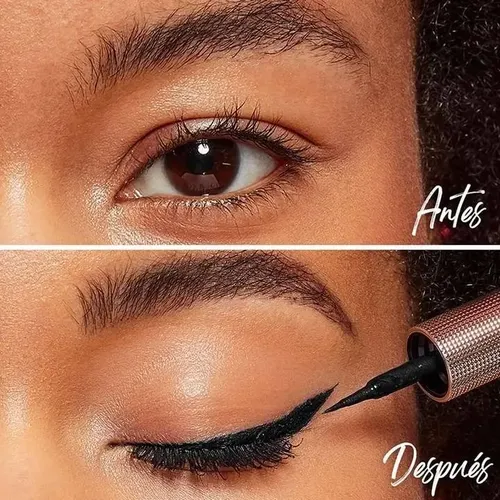 Delineador Líquido L’oréal Paris Matte Signature Color Negro Efecto Mate