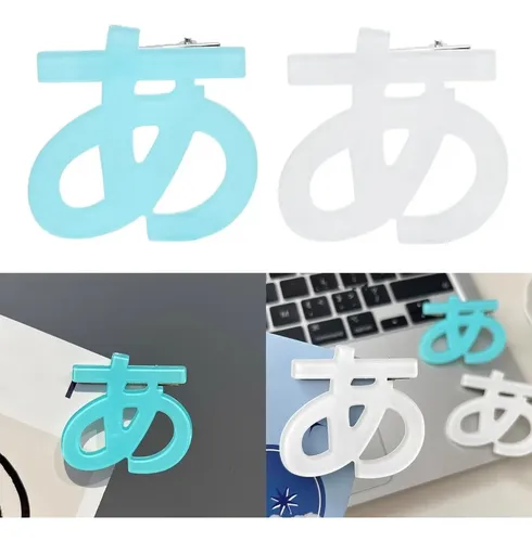 Broches Para El Pelo Hechos A Mano Con Caracteres Japoneses