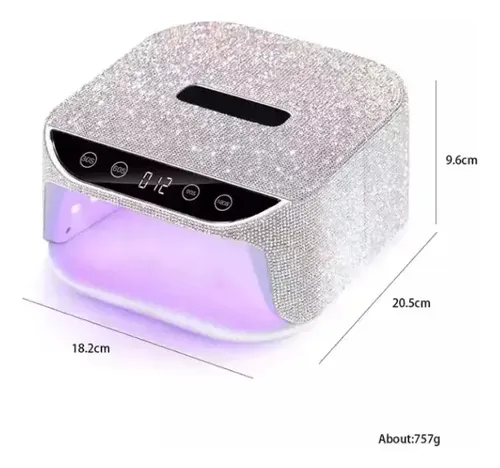 Cabina De Uñas Diamante Con Cargador 36 Led 72w Bm2420