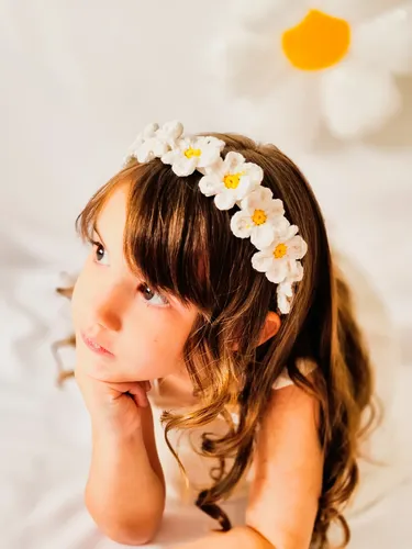 Vincha Margarita Infantil Rebecca Accesorios Moda Niñas