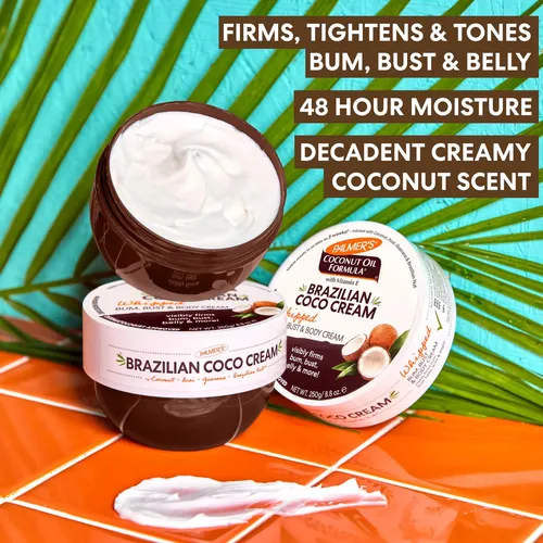 Manteca Y Aceite Reafirmante De Coco Brasileño Skin Care Duo