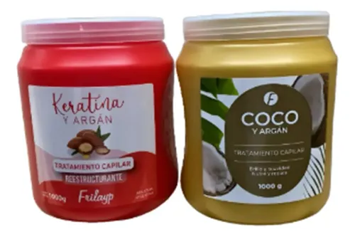 Frilayp Baño De Crema 1kg – Keratina & Argan + Coco