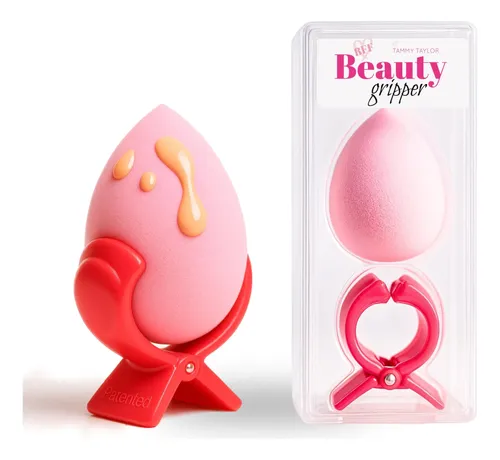 Tammy Taylor Soporte Esponja Maquillaje Silicona Rosa