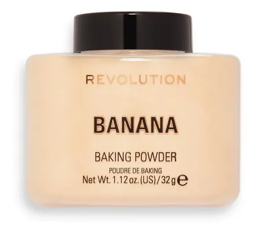 Polvo Baking Powder Banana, Make Up Revolution Tono Banana