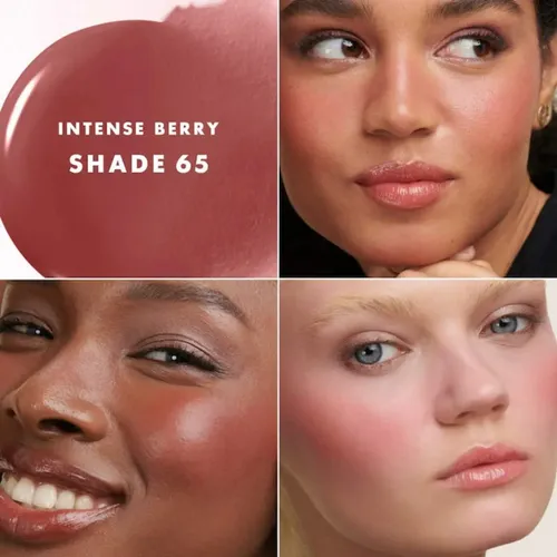 Rubor Líquido Armani Beauty Luminous Silk Cheek Tint Tono Intense Berry 65