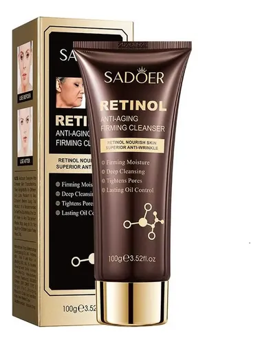 Limpiador Facial Sadoer Retinol Antiedad Reafirmante 100gr