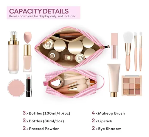 Bolsa De Cosméticos Mibasies De Tamaño Compacto Para Viajes