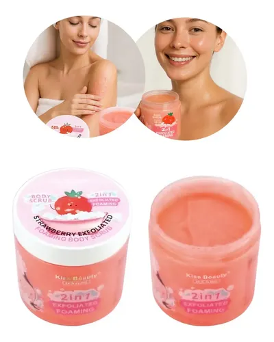 Kiss Beauty Body Scrub Exfoliante Corporal Frutilla