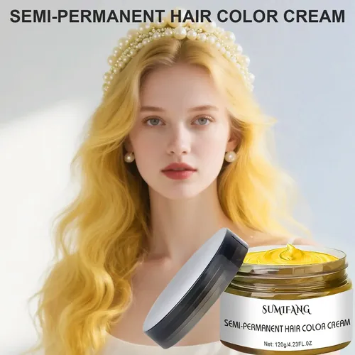 Tinte Amarillo Semi Permanente – Suave Y Duradero 100ml