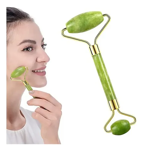 Masajeador Facial Piedra Jade Roller Rodillo Corporal