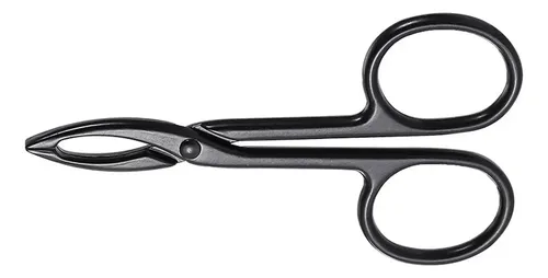 Pinzas Para Cejas, Tijeras, Mango Recto Negro